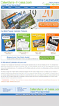 Mobile Screenshot of calendars-4-less.com